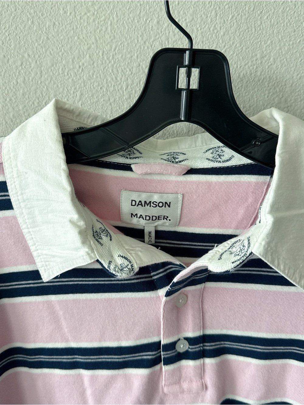 NWOT Damson Madder Cassia Shrunken Rugby Shirt - Picture 5 of 11
